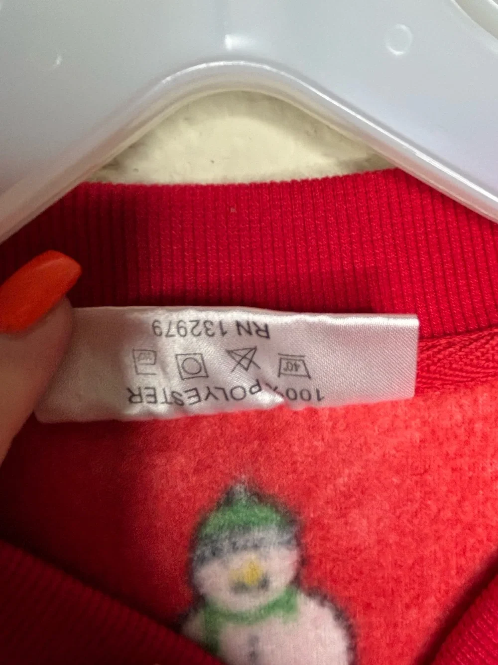 Cozy Red Holiday Fleece Onesie Pajamas with Festive Print Size S Christmas